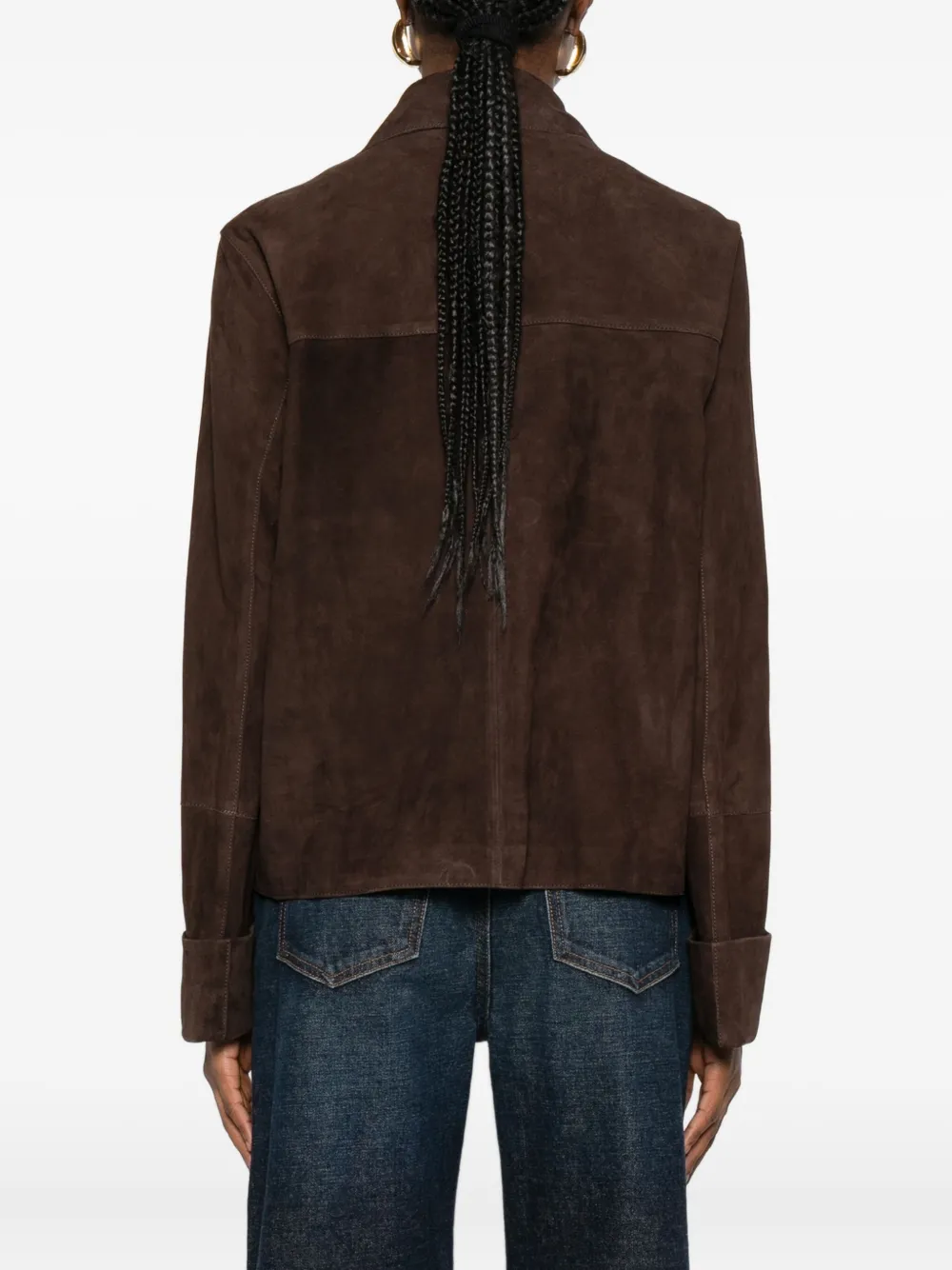 Arma Ella Jacke Aus Wildleder In Brown