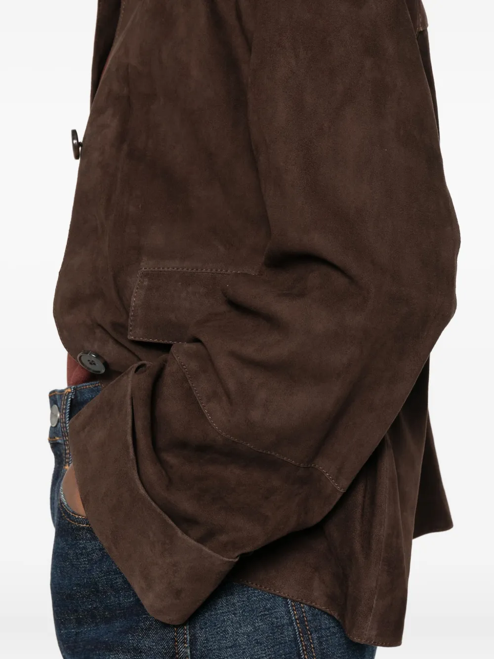 Arma Ella Jacke Aus Wildleder In Brown