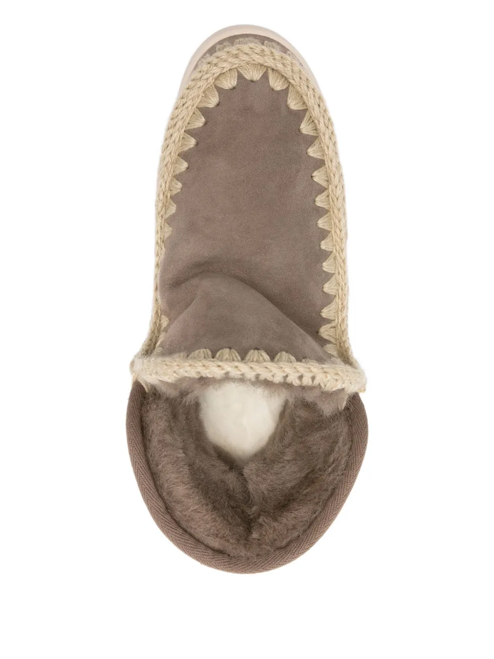 Mou Eskimo 18 Suede Boots In Gray