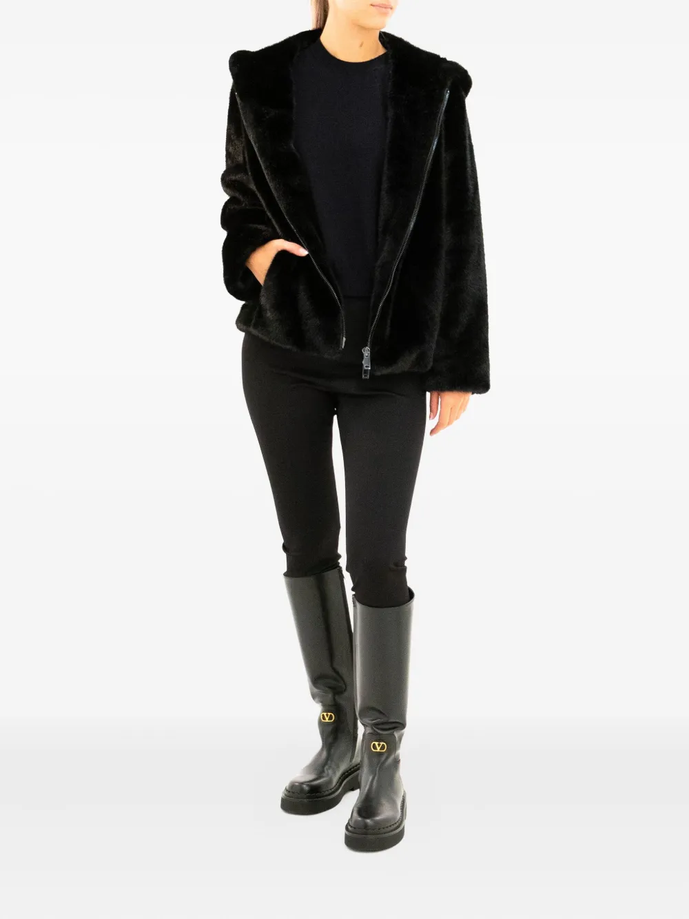 P.A.R.O.S.H. zip-fastening jacket | Faux Fur & Shearling Jackets | Image 2