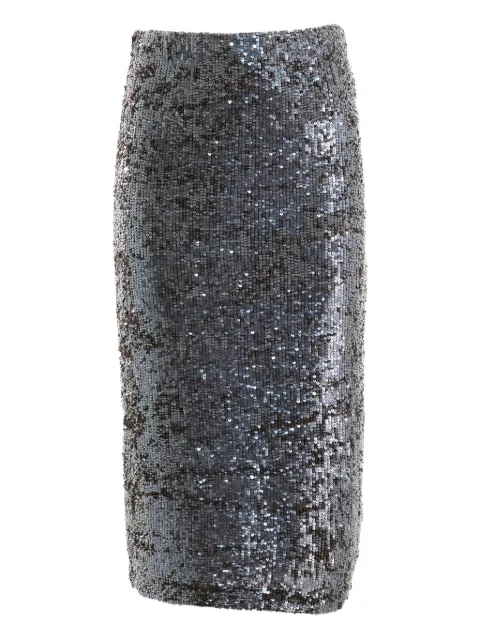 P.A.R.O.S.H. sequin-embellishment midi skirt