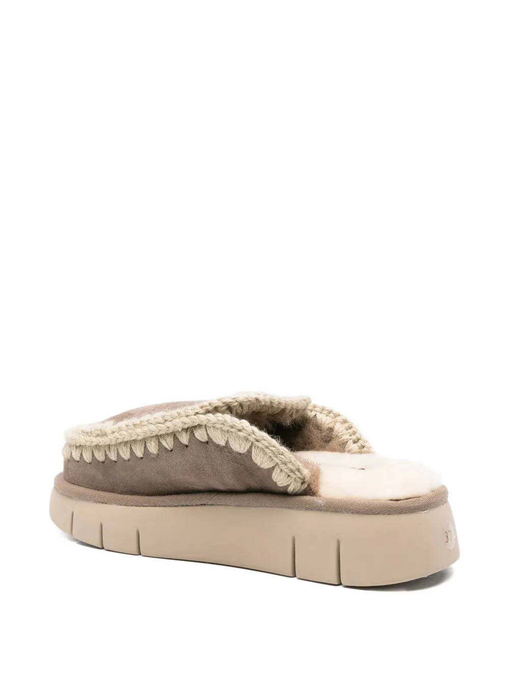 Mou Eskimo Bounce slippers Brown