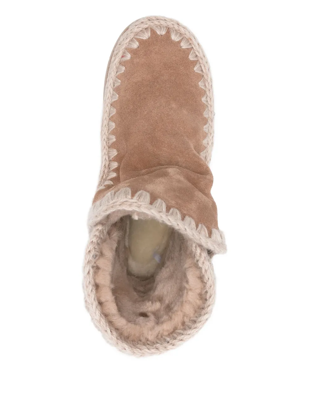 Mou Bounce buckle-strap boots Brown
