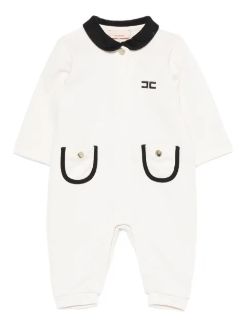 Elisabetta Franchi La Mia Bambina peter-pan collar romper