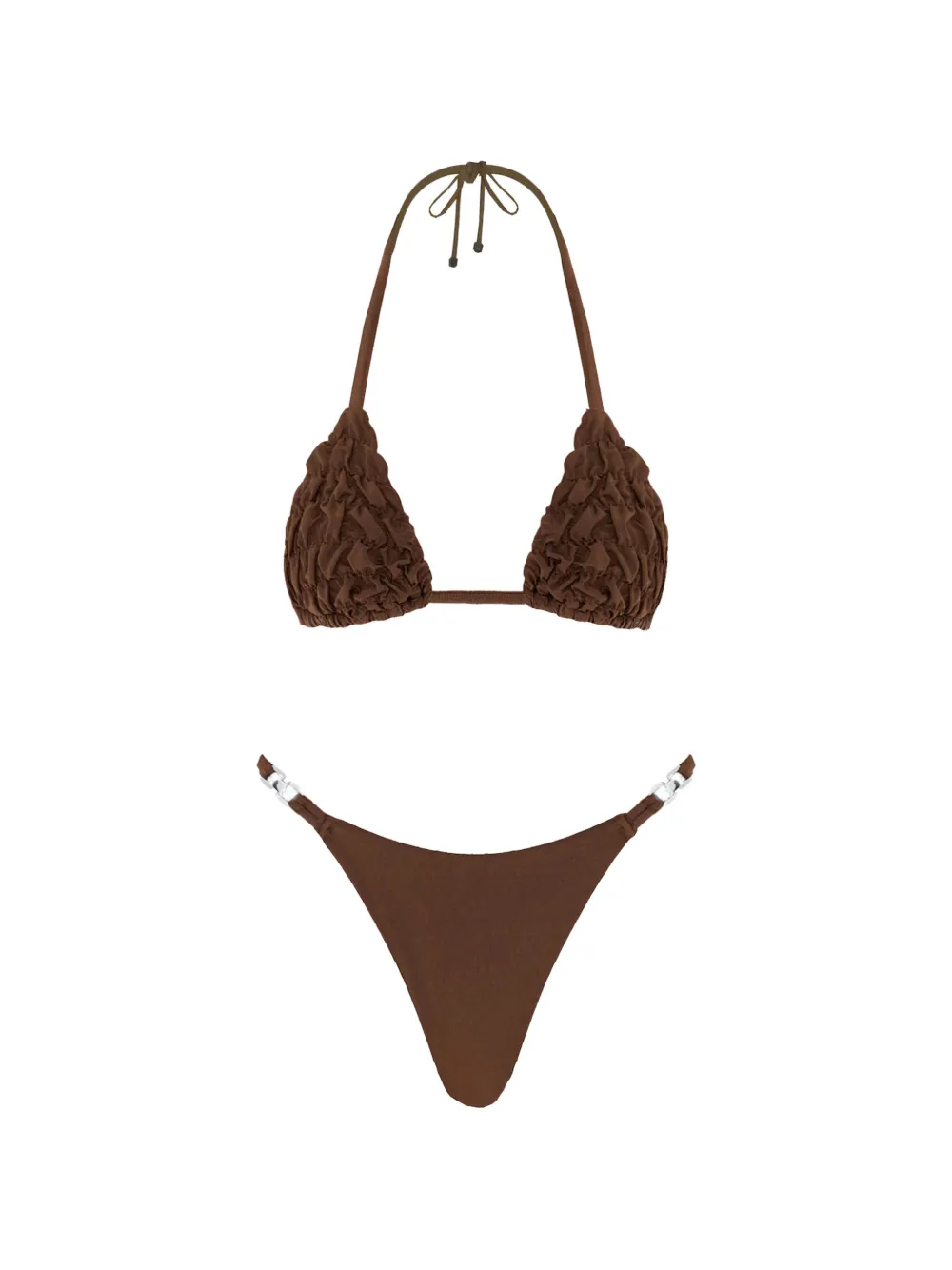 Selia Richwood Strukturierter Lia Bikini - Braun
