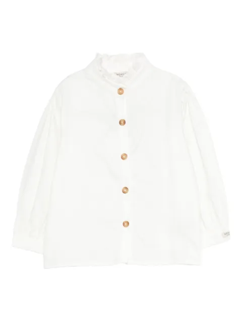 Donsje Fini frill-neck blouse