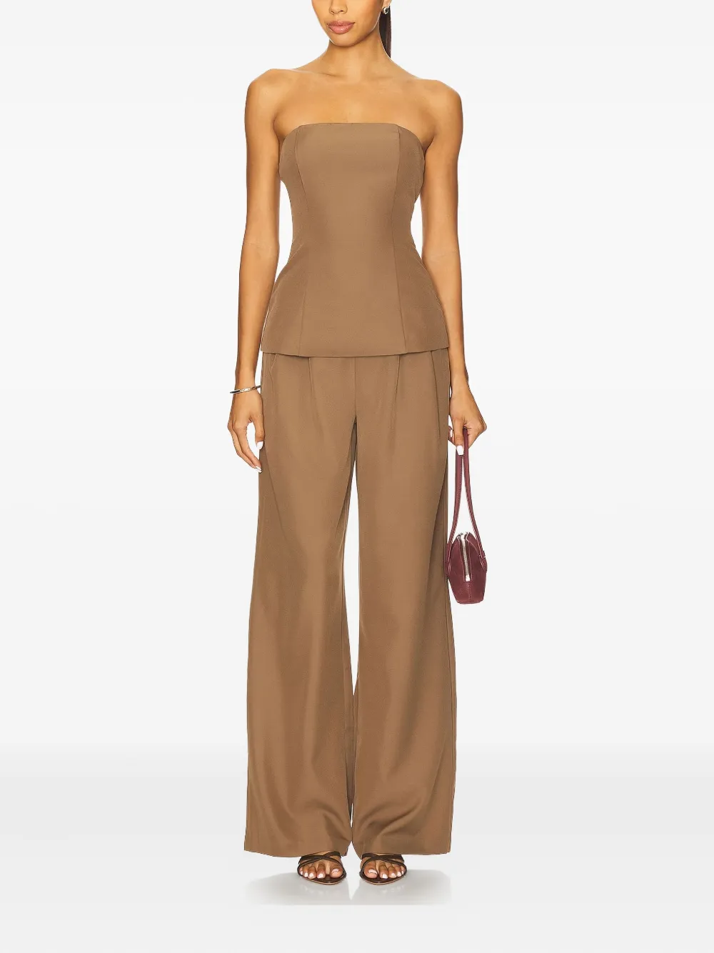 Selia Richwood Lily pleated trousers - Bruin