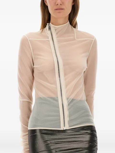 Rick Owens Lilies zipped transparent top