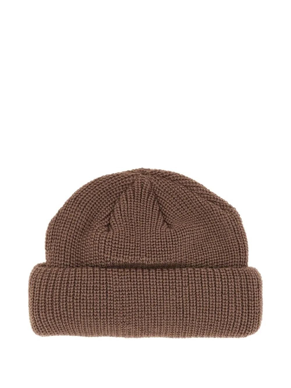 Kijima Takayuki Ribbed Beanie In Brown