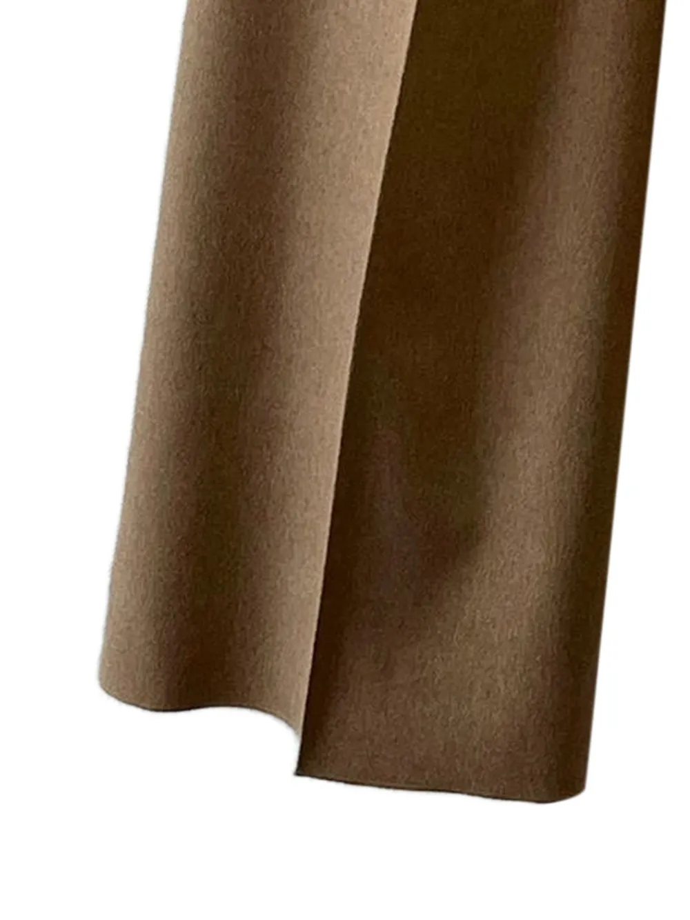 Max Mara Straight plooibroek - Bruin