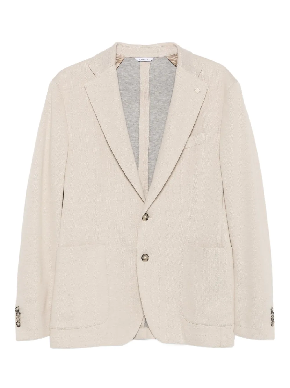 Manuel Ritz two-button patch-pocket blazer | Neutrals | Image 1