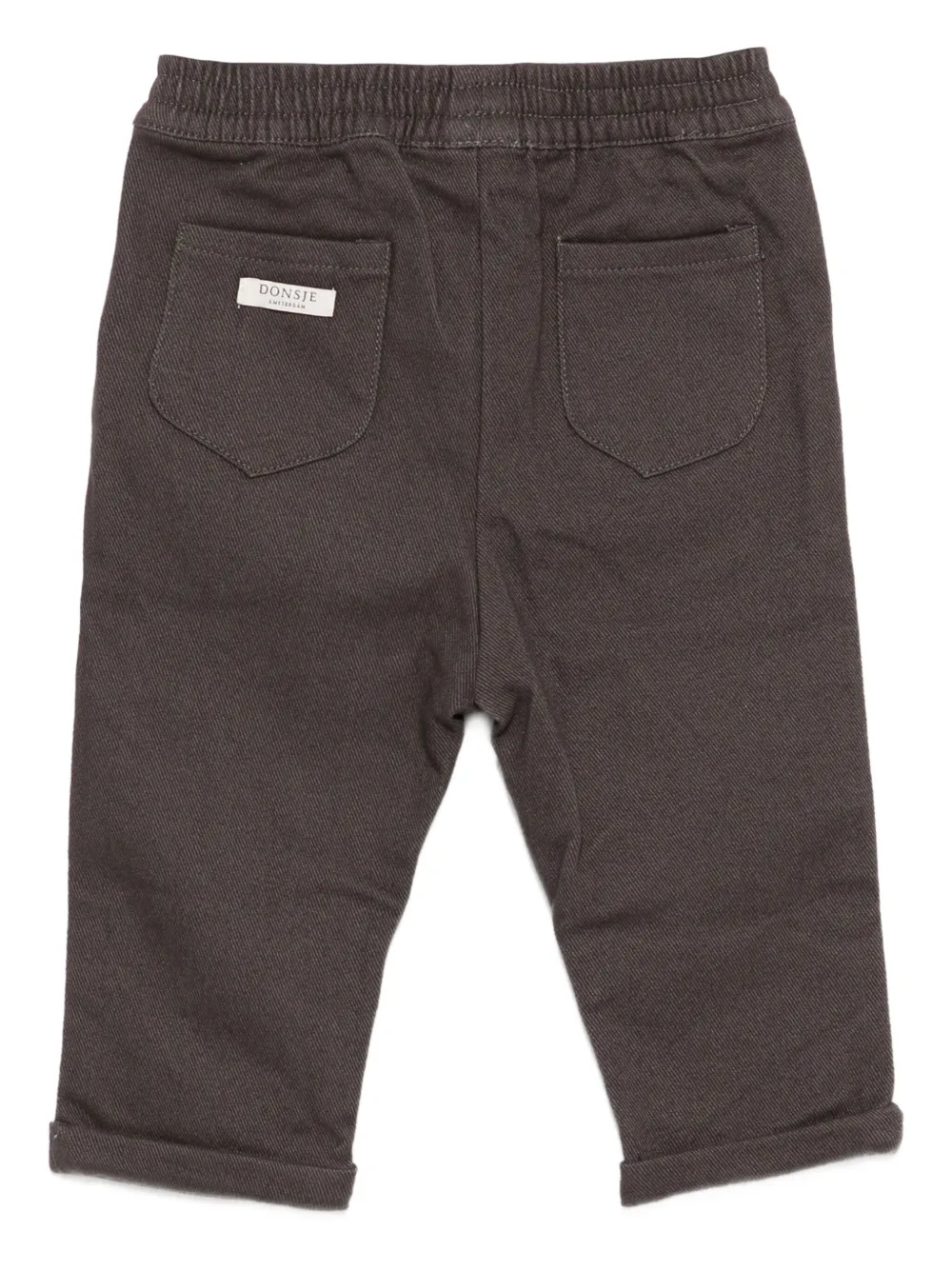 Donsje Olb Elasticated-waistband Trousers In Gray