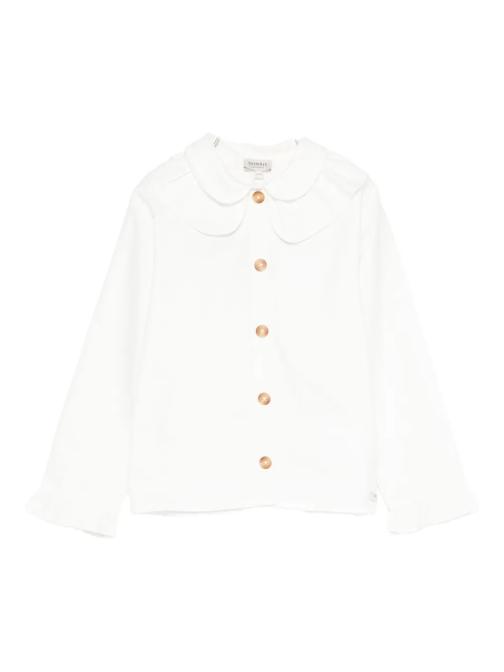 Donsje Peter pan collar buttoned shirt - Bianco