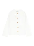 Donsje Peter pan collar buttoned shirt - White