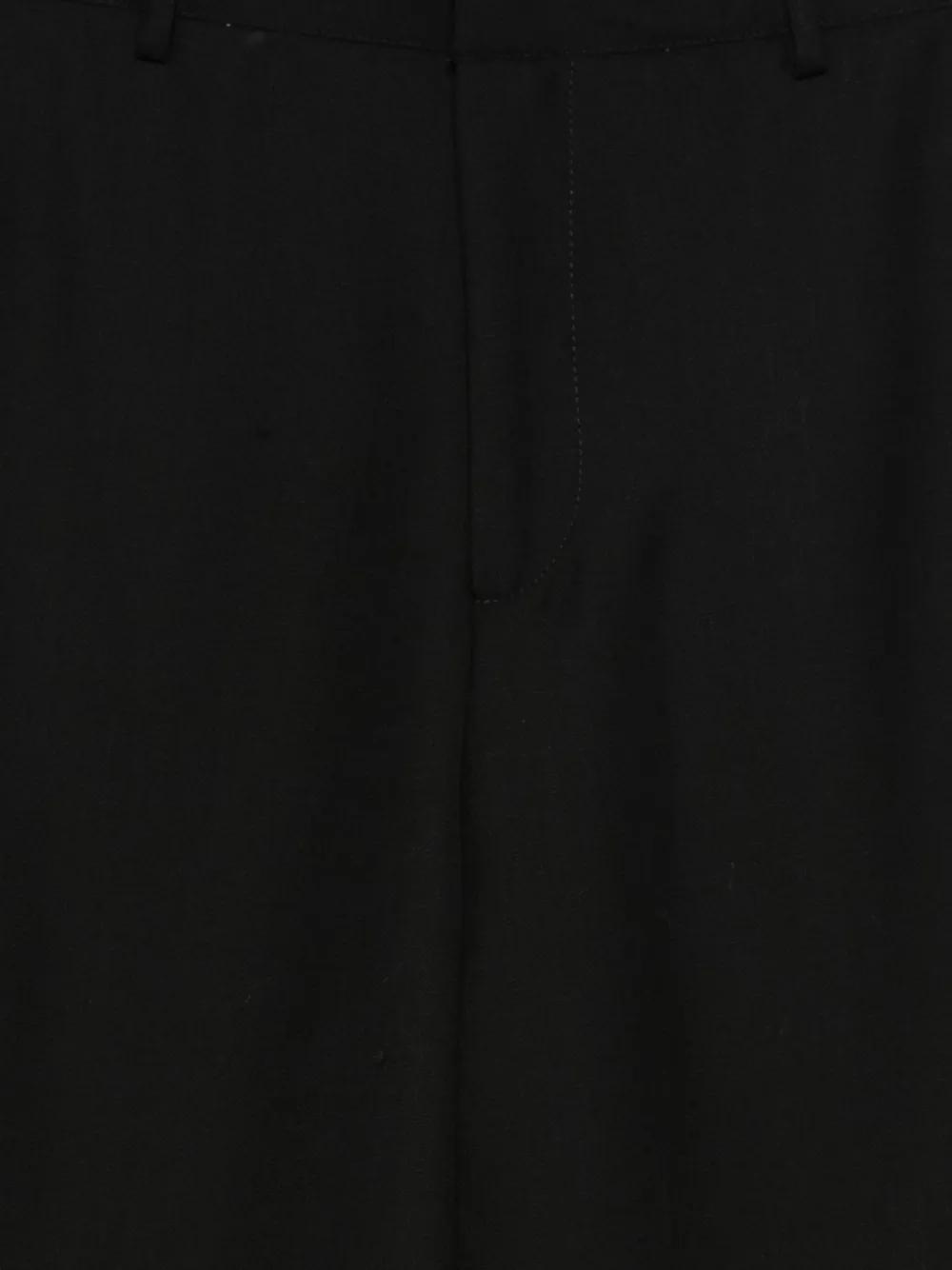 Costumein cropped trousers Zwart