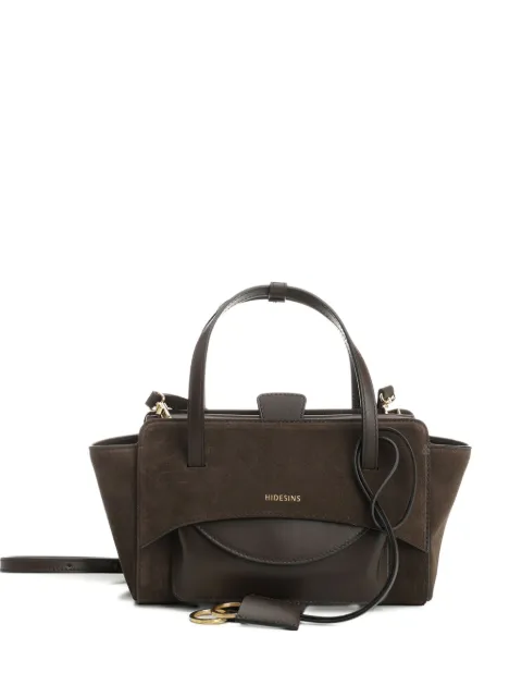 HIDESINS small Flap suede tote bag