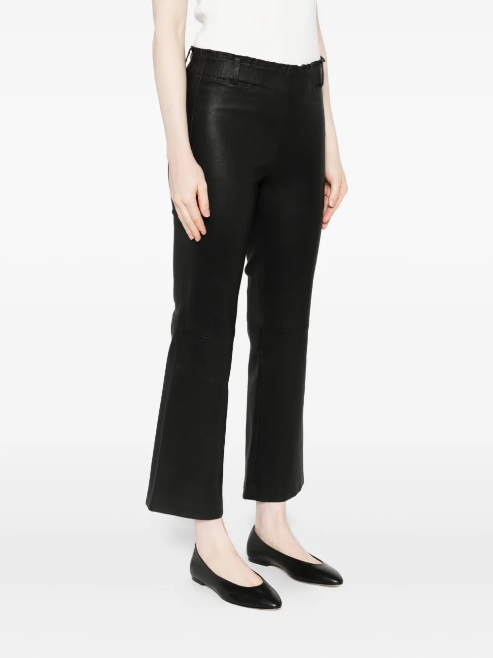 Arma Leather Trousers In Black
