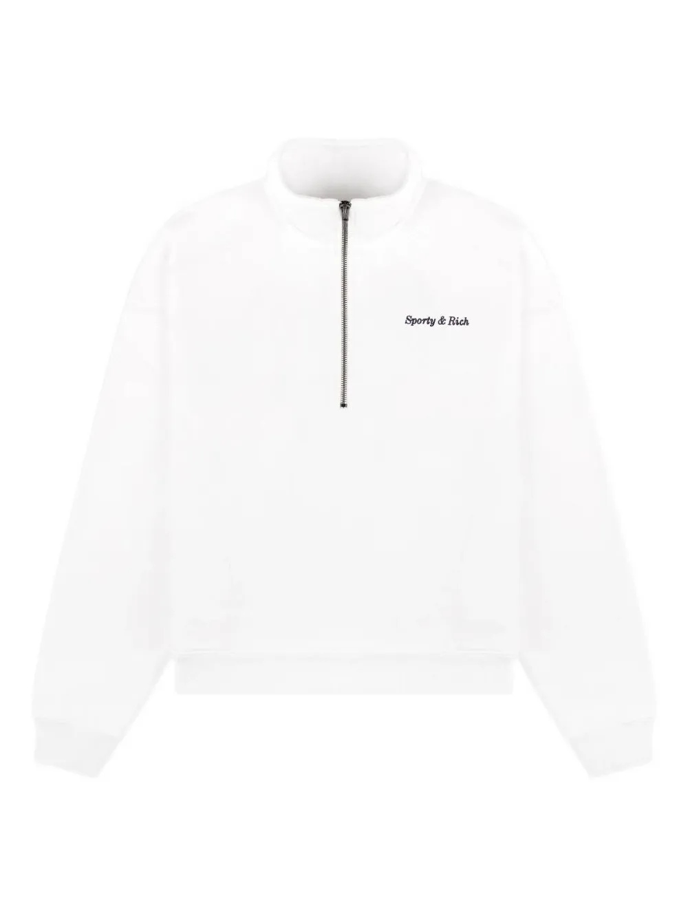 Sporty & Rich Sweater met wapenschild Wit