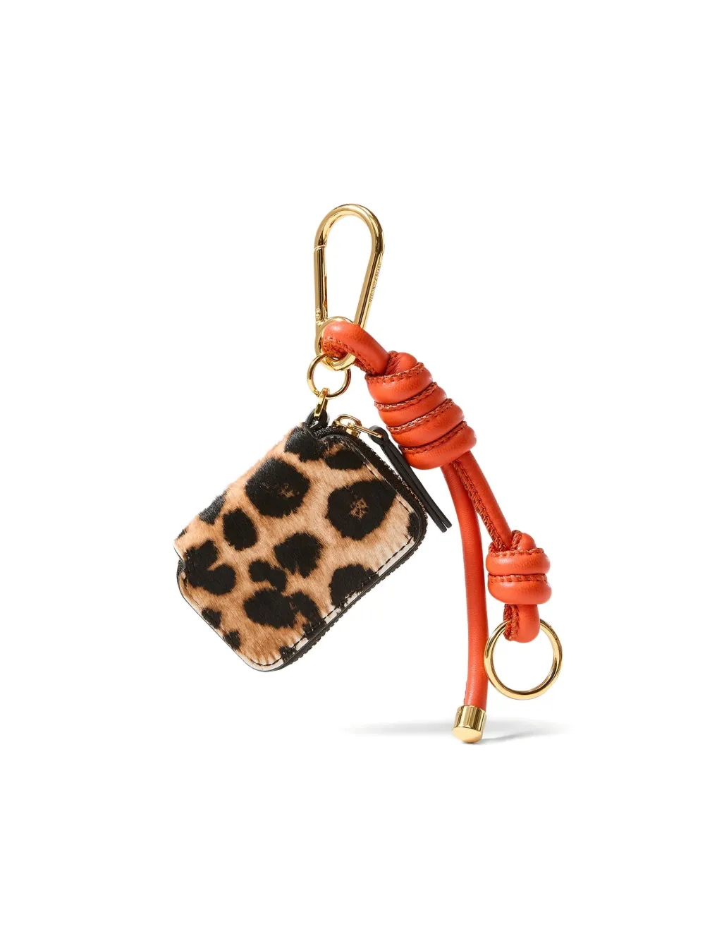 Veronica Beard Leopard-print Knotted Bag Charm In Animal Print