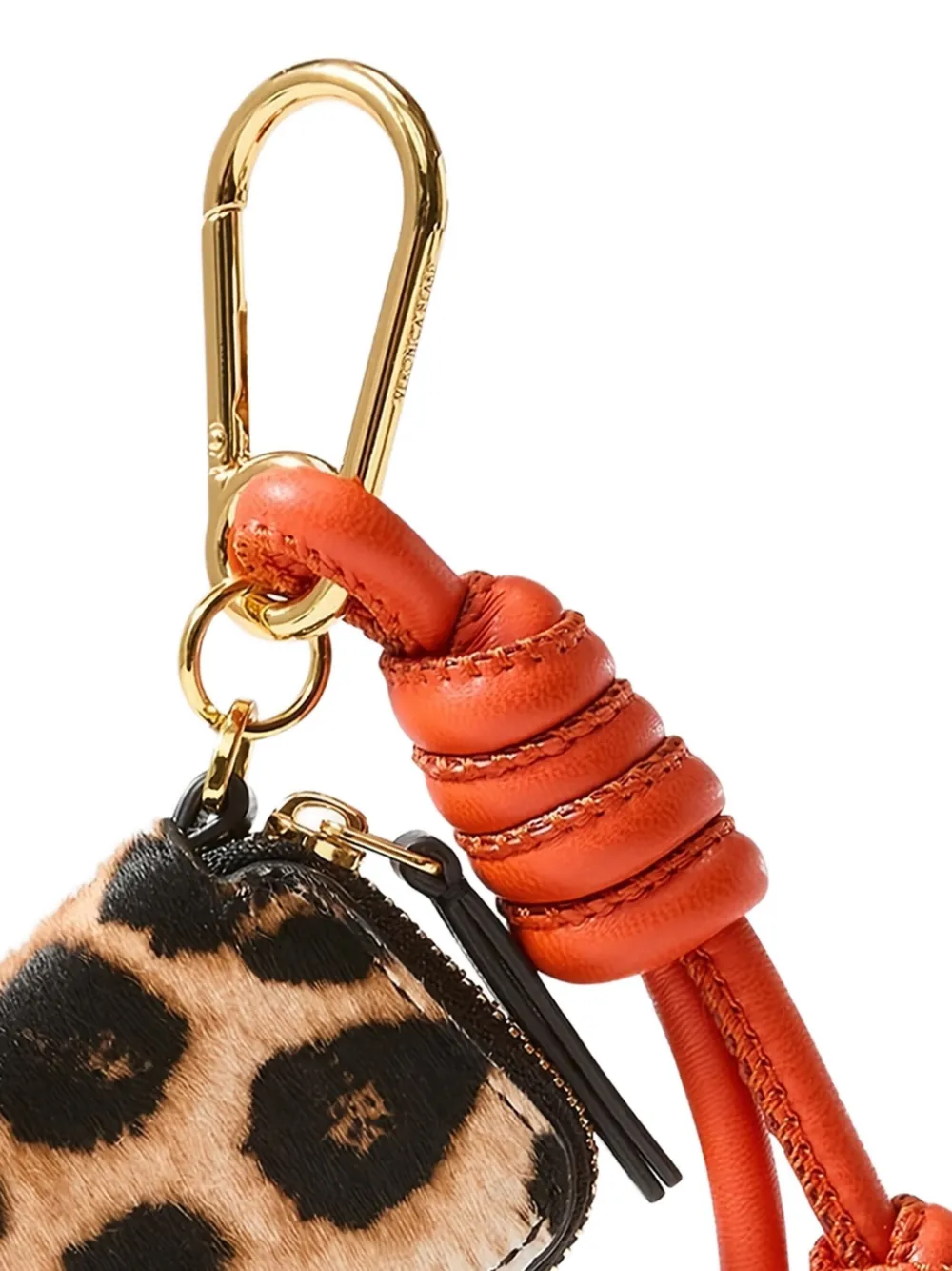Veronica Beard leopard-print knotted bag charm | Image 2