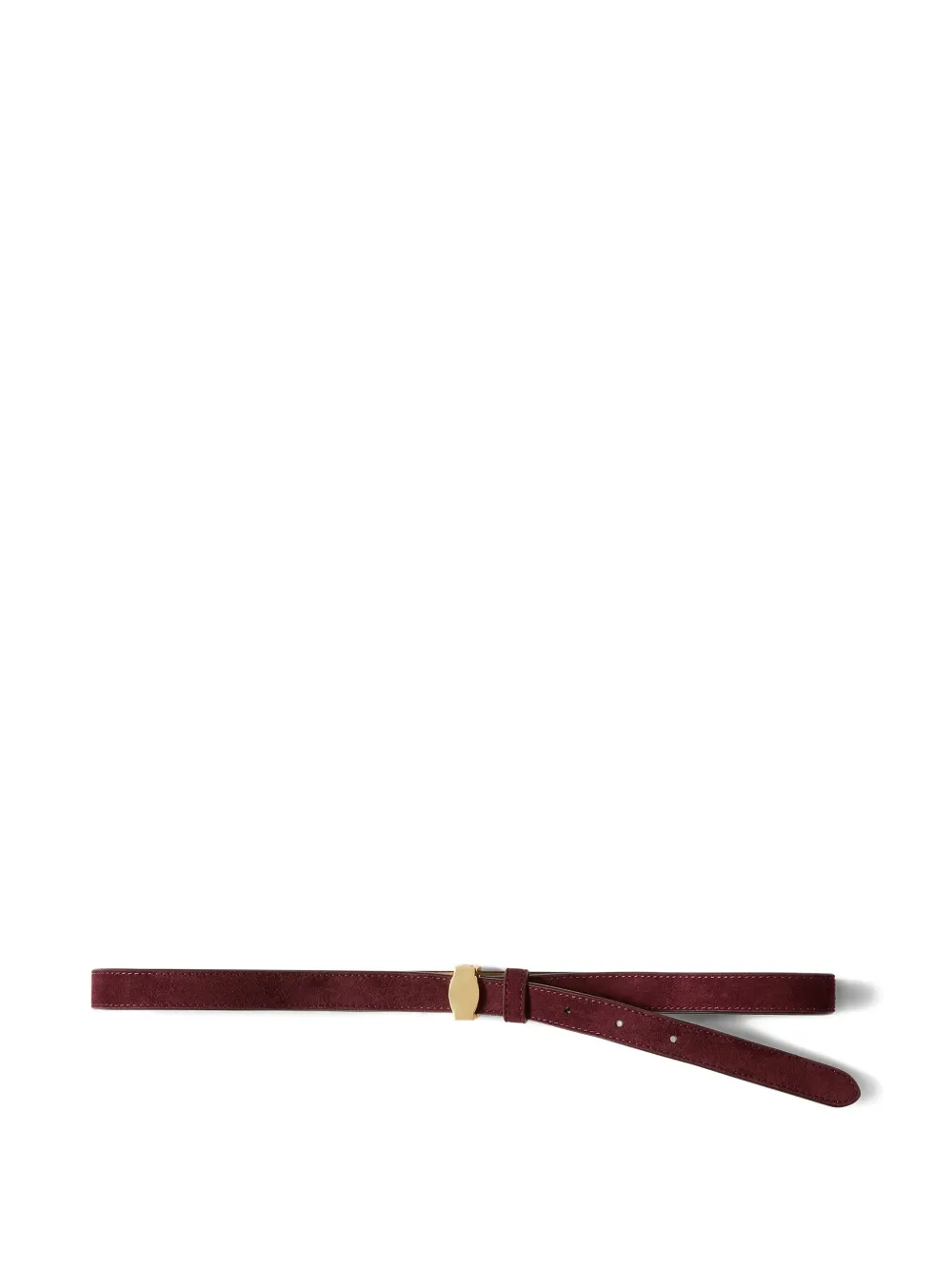 Veronica Beard suede buckled belt | Red | Image 1