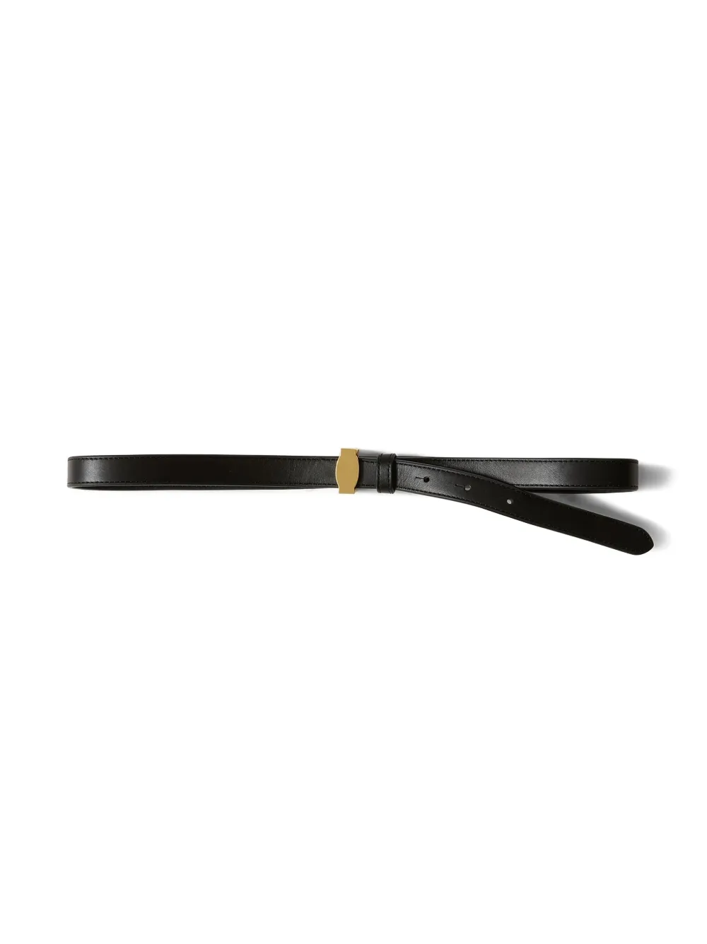 Veronica Beard buckle leather belt - Zwart