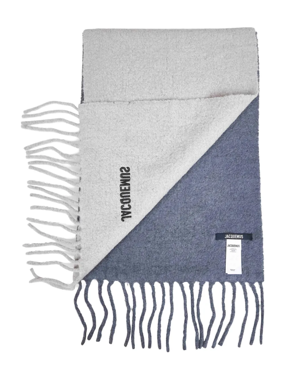 Jacquemus The Moisson Scarf In Gray