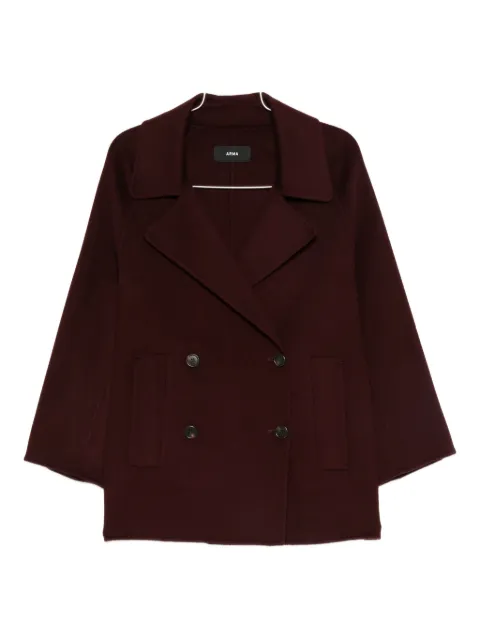Arma double-breasted wool coat