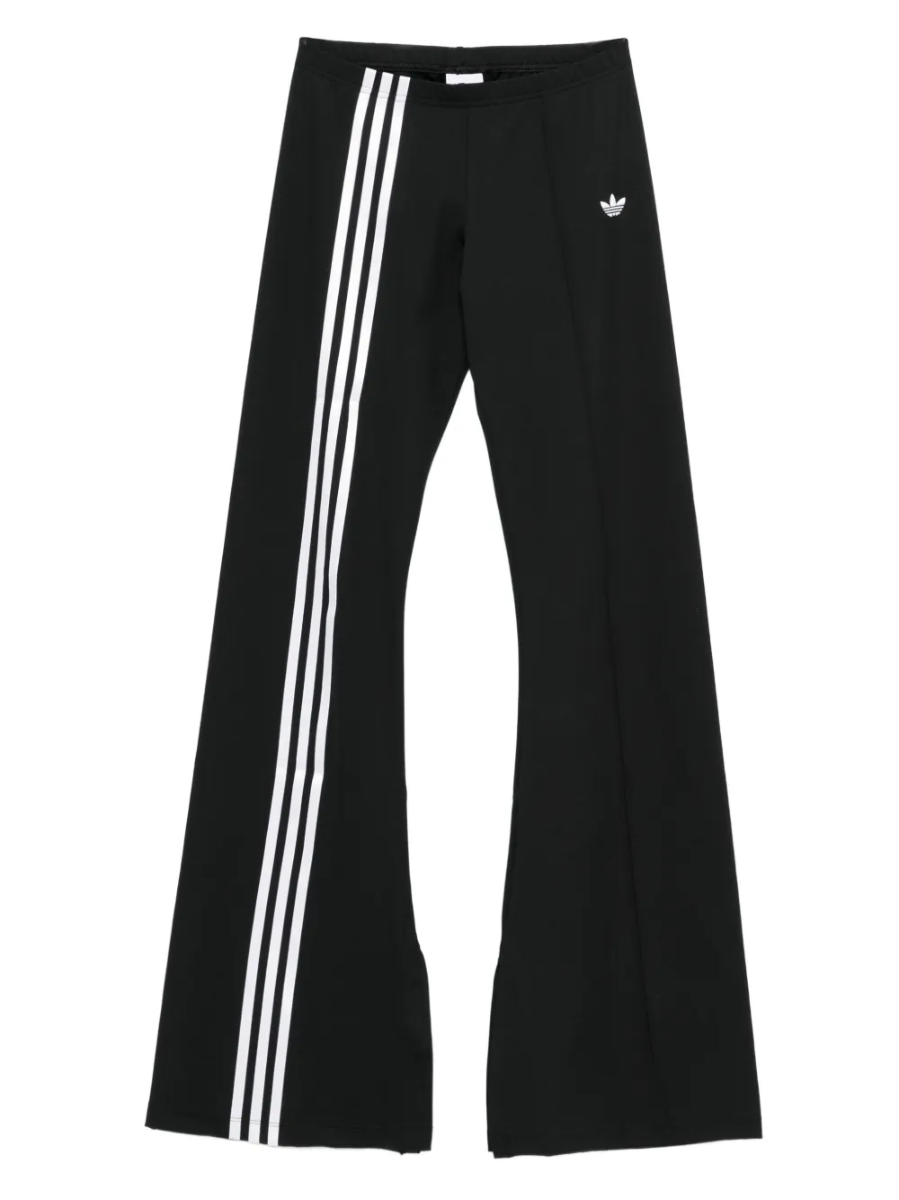 adidas three-stripe split trousers | Black | Image 1