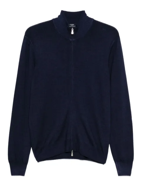 Barba zip-neck wool sweater