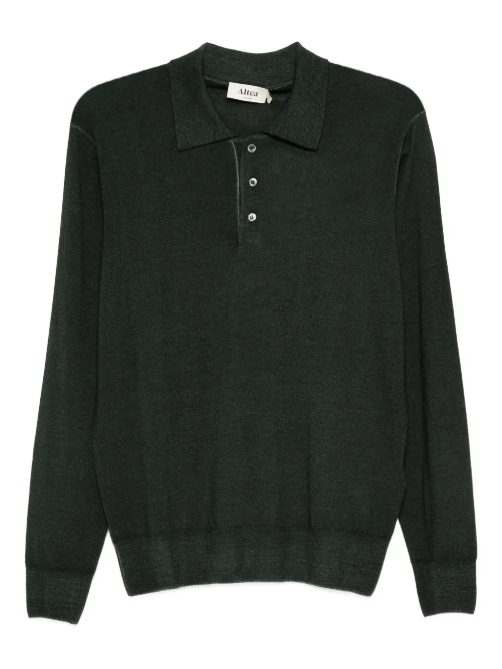 Altea wool polo shirt | Green | Image 1