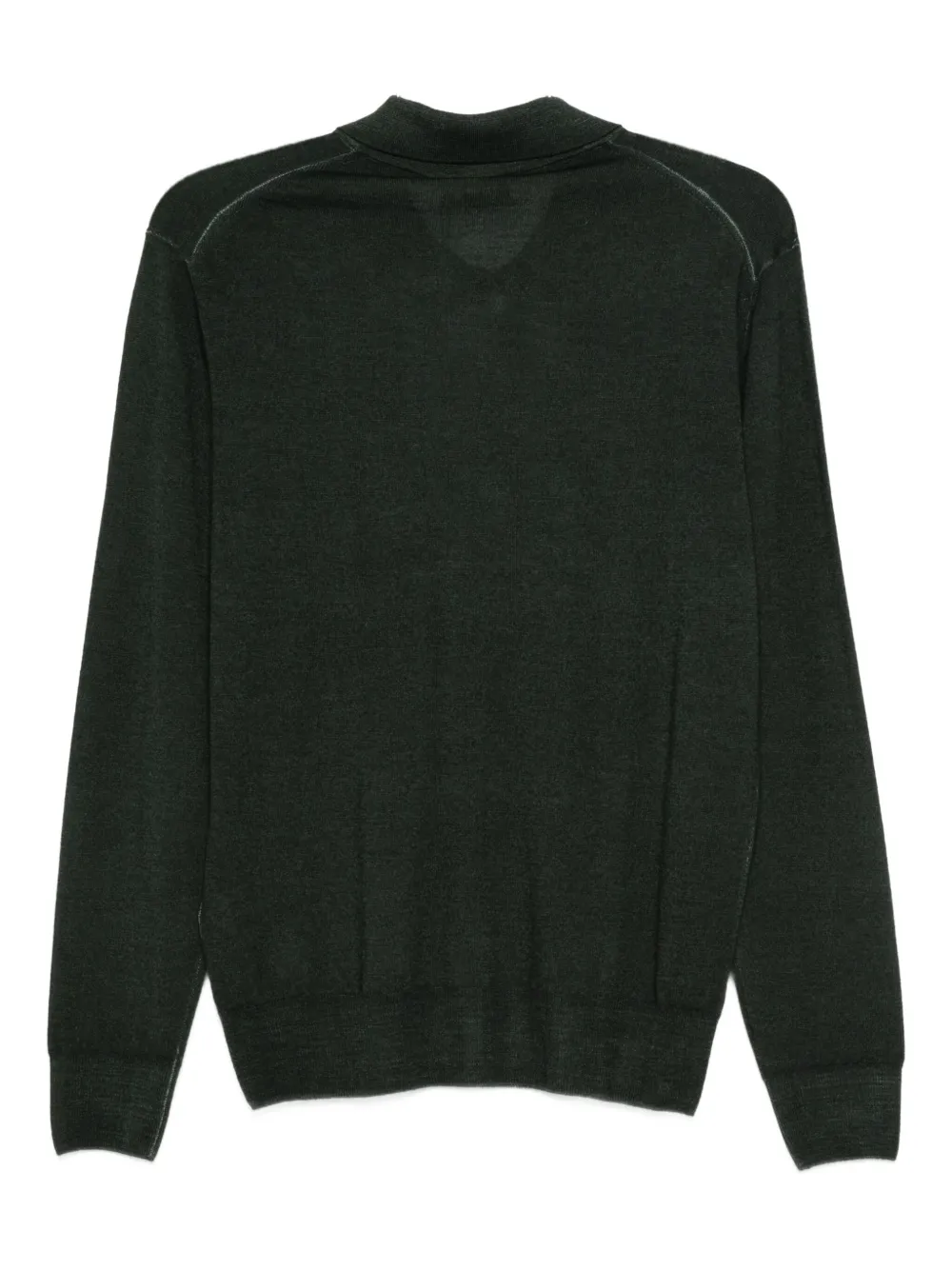 Altea Wollen poloshirt - Groen