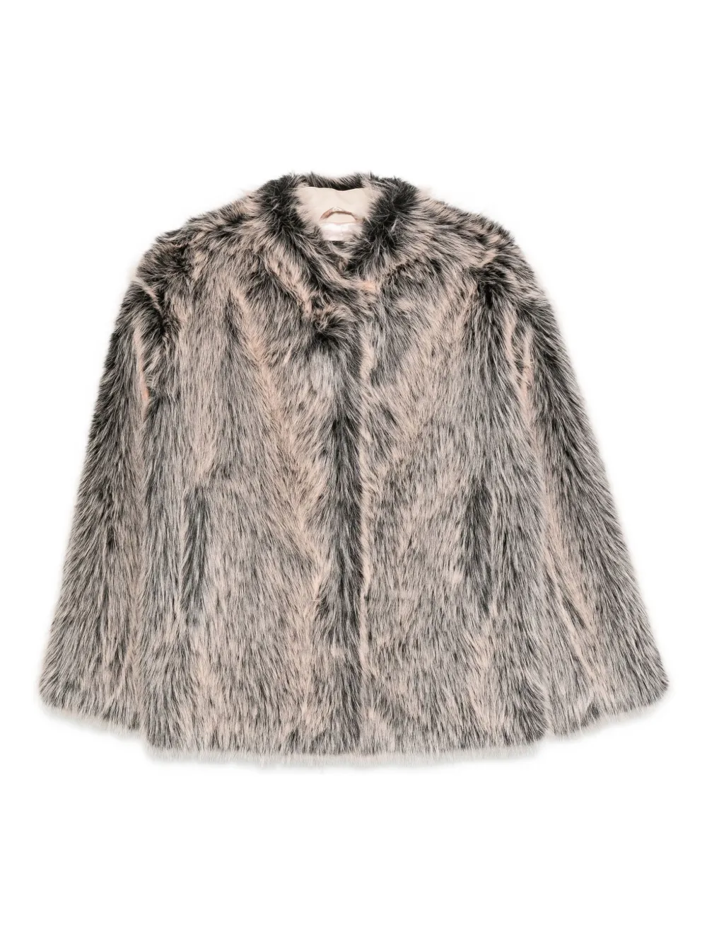 Patrizia Pepe faux-fur jacket - ニュートラル Patrizia Pepe faux-fur jacket - ニュートラル
