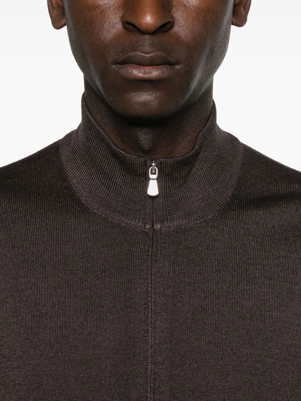 Barba Trui met ritssluiting Bruin