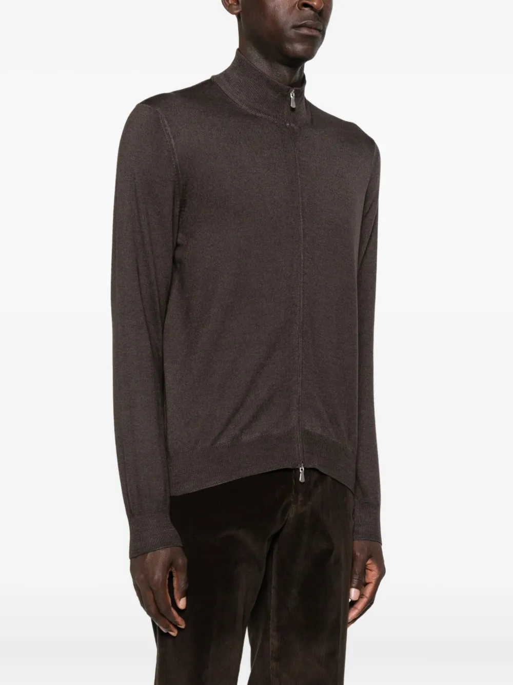 Barba Trui met ritssluiting Bruin