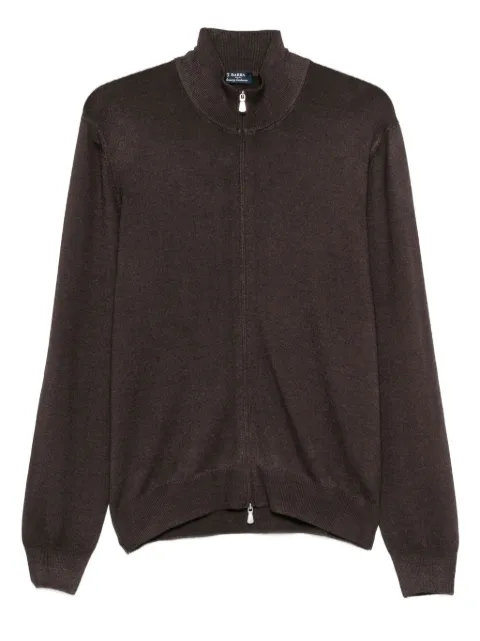 Barba zip-fastening sweater