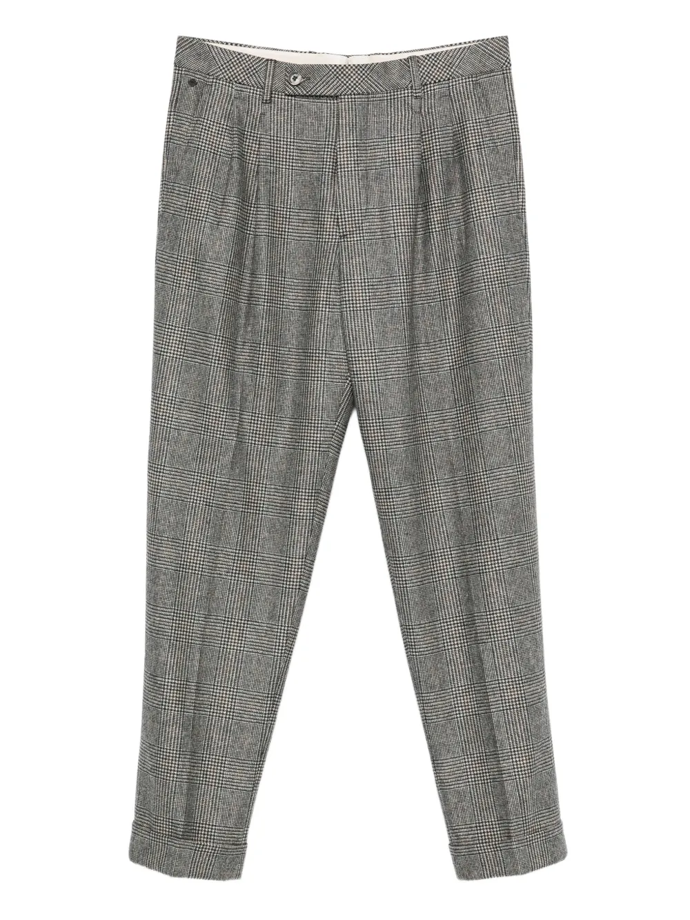 Gta pleated check trousers | Grey | Image 1