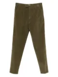 Gta pleated corduroy trousers - Green