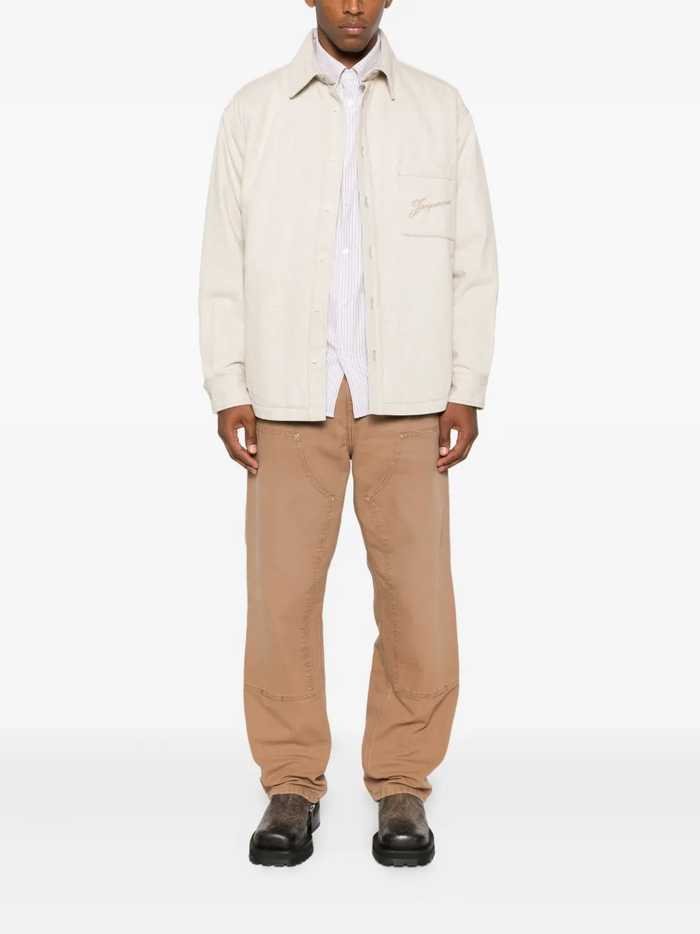 A.P.C. Gestreept overhemd - Wit