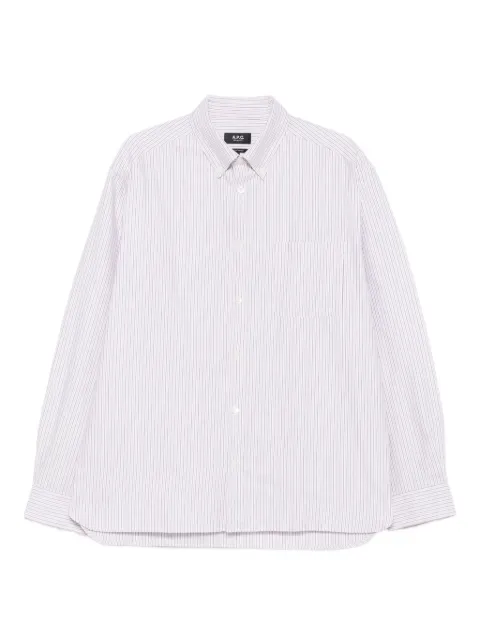 A.P.C. striped button-down shirt