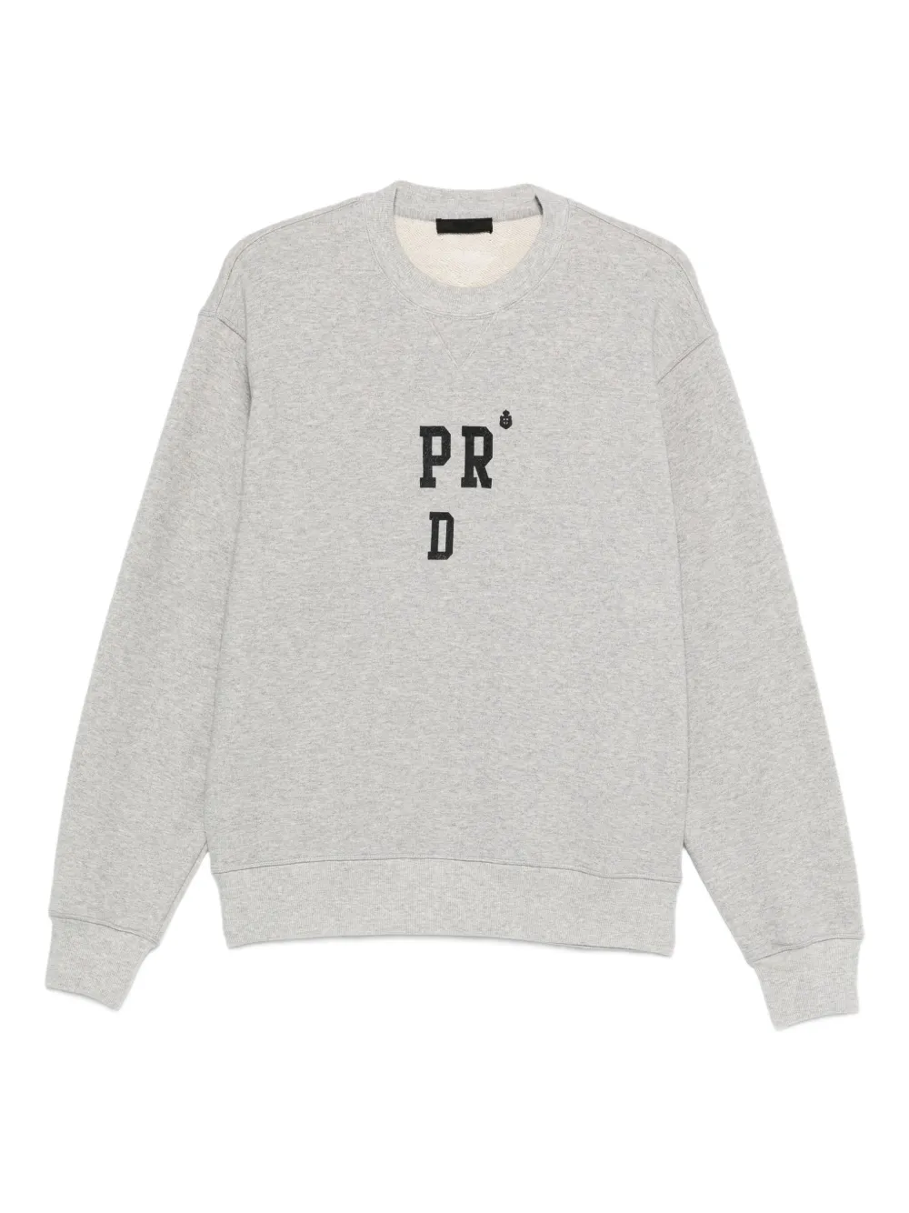 Prada Felpa con logo ricamato | grigio | Image 1