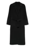 Alberta Ferretti belted coat - Black