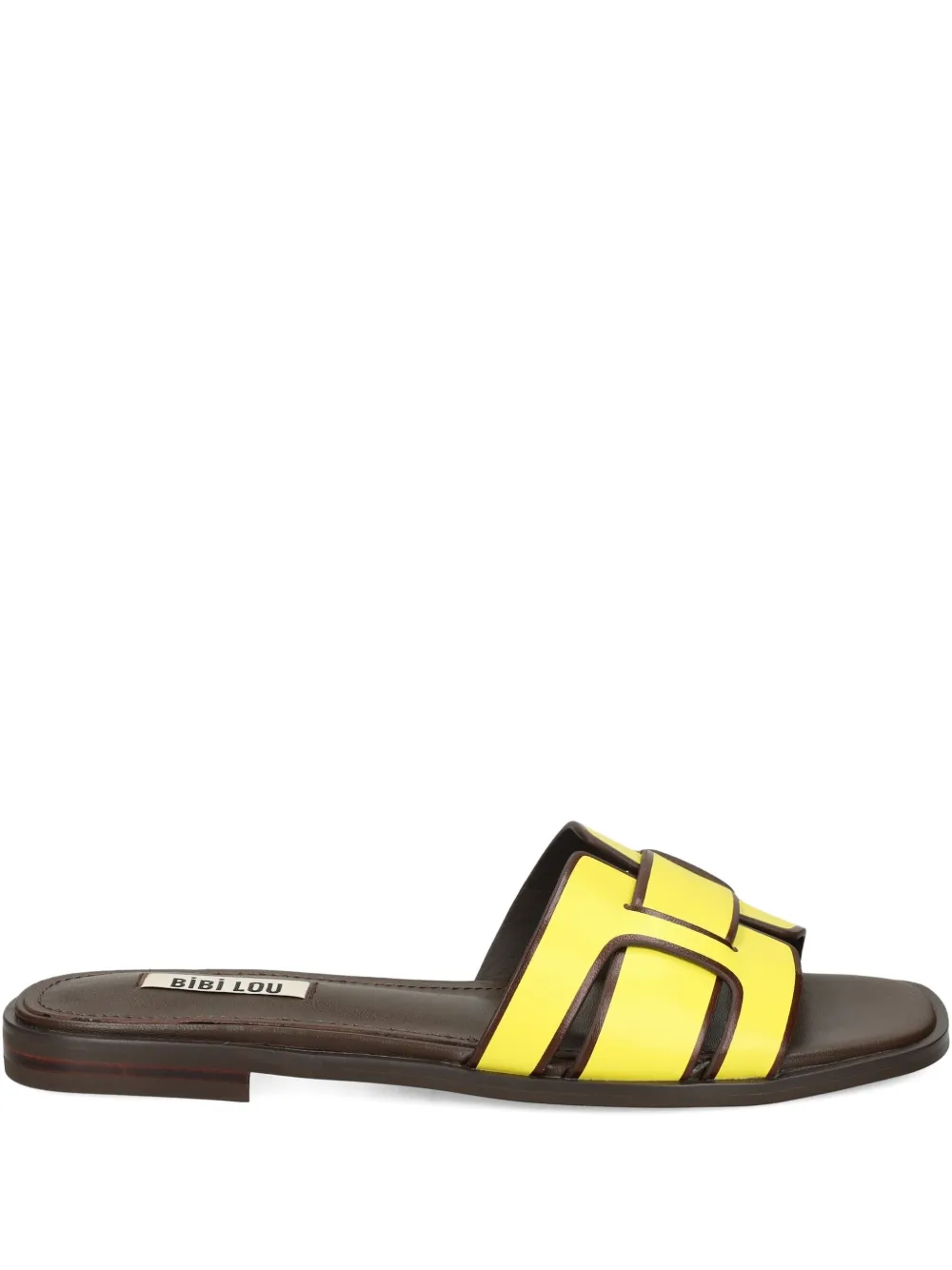 Bibi Lou leather H-strap sandals Yellow