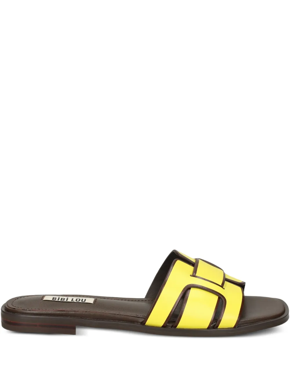 Bibi Lou leather H-strap sandals Yellow