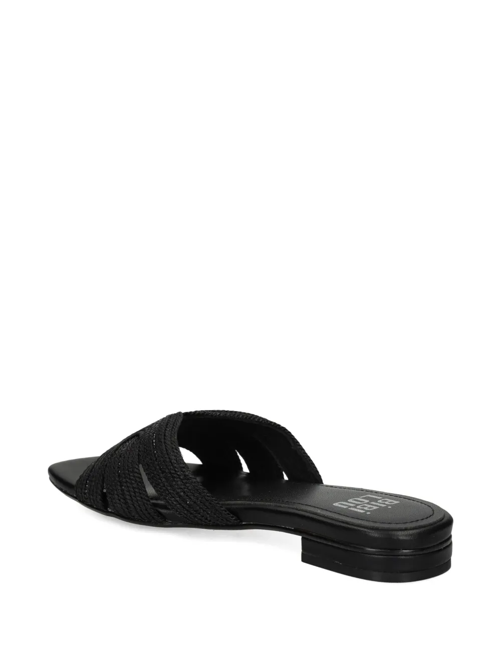 Bibi Lou braided leather sandals Black