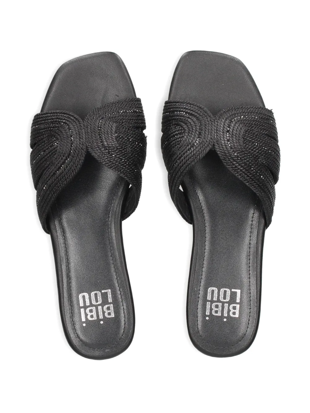 Bibi Lou braided leather sandals Black