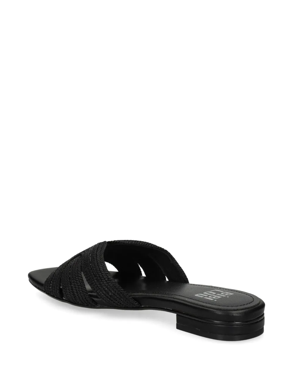 Bibi Lou Sandalen met kralen bandjes Zwart