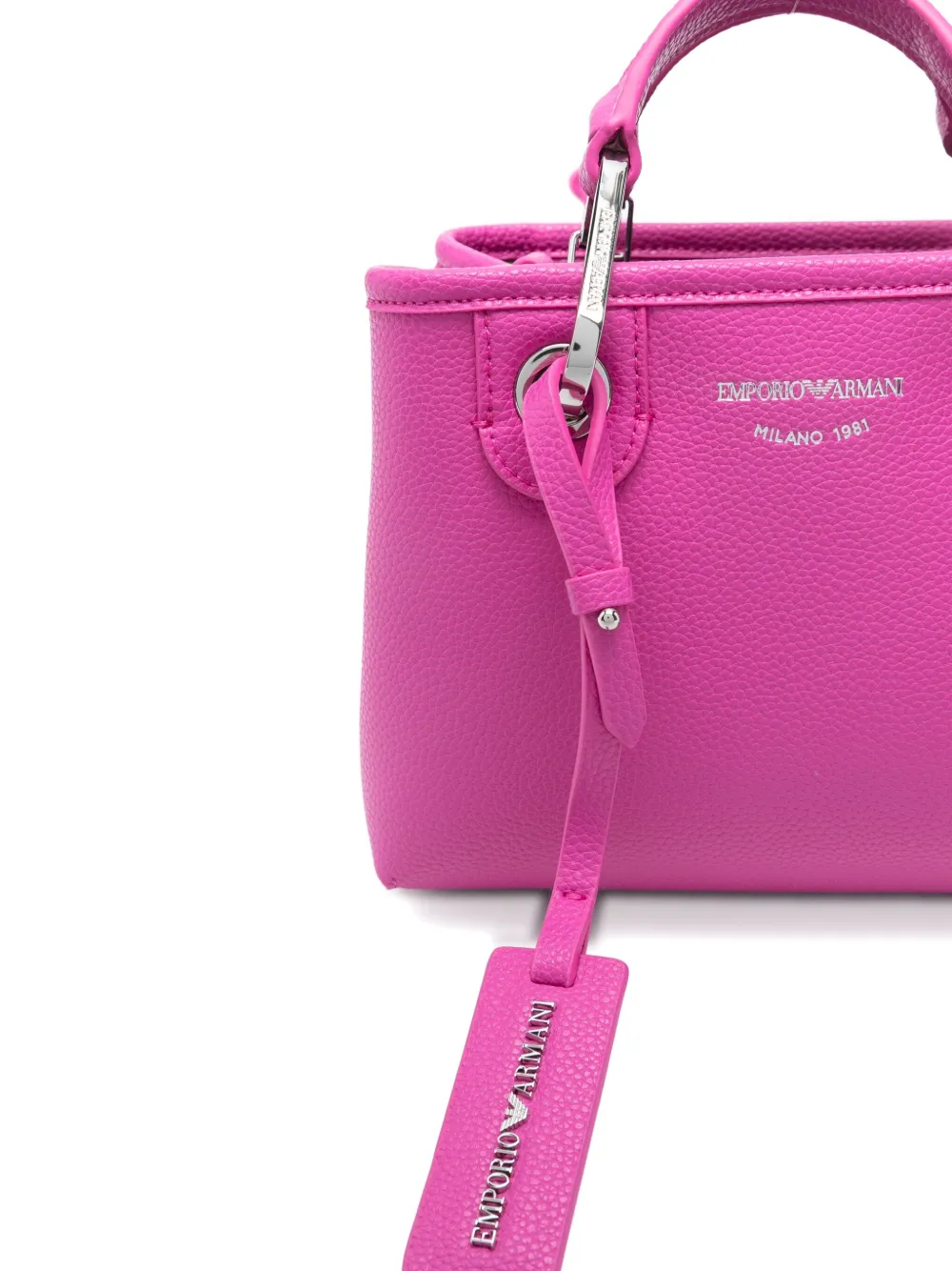 Emporio Armani Logo-detail Shoulder Bag In Pink
