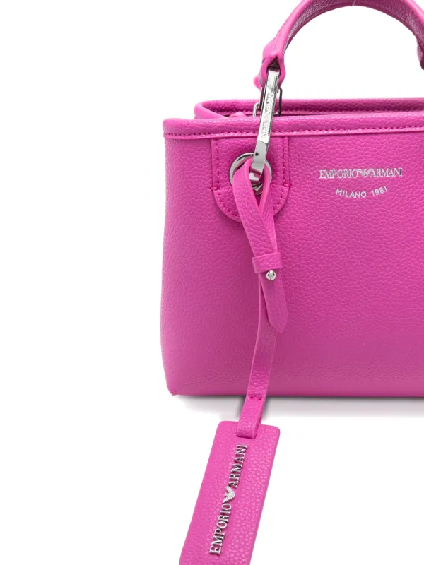 EMPORIOARMANI(エンポリオアルマーニ) ショルダーバッグ - ピンク チェーンショルダー レザー Emporio Armani ロゴ ショルダーバッグ | ピンク | FARFETCH JP