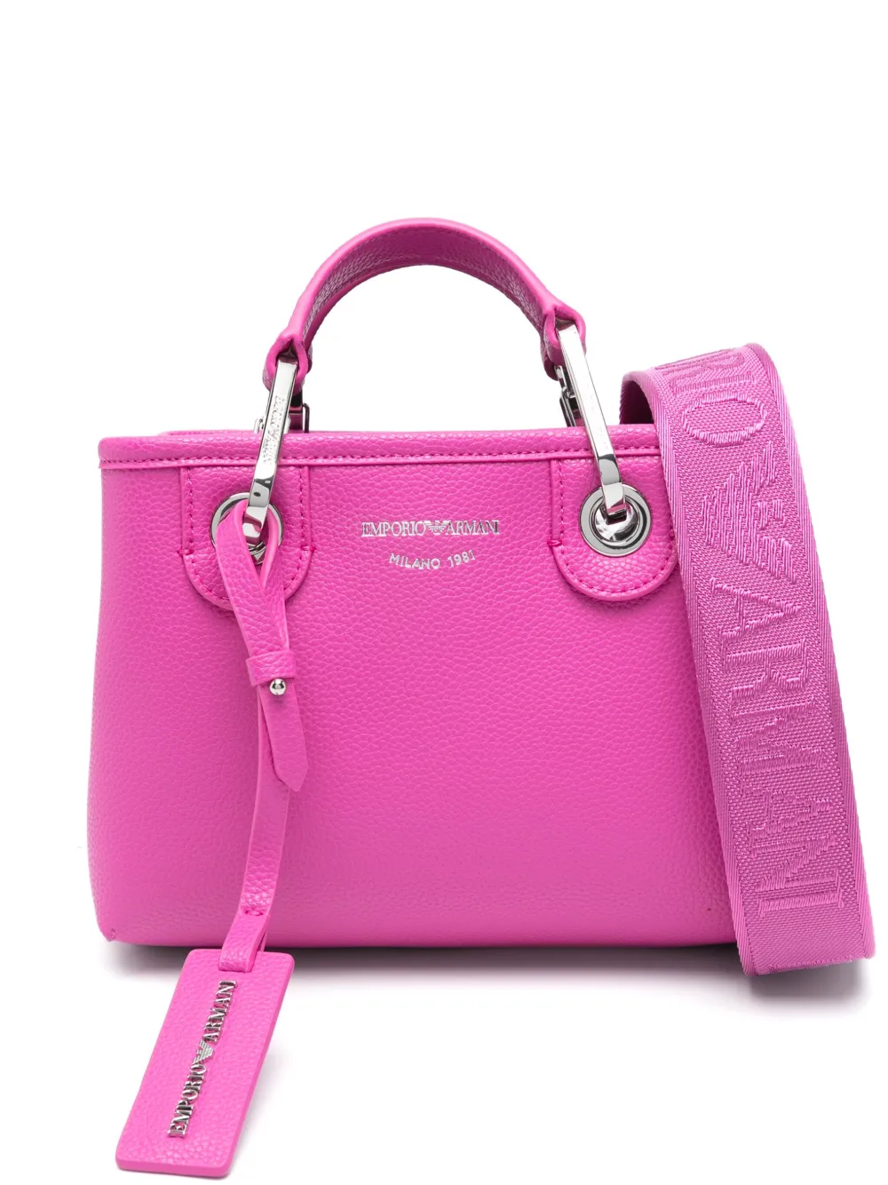 Emporio Armani logo-detail shoulder bag | Pink | Image 1